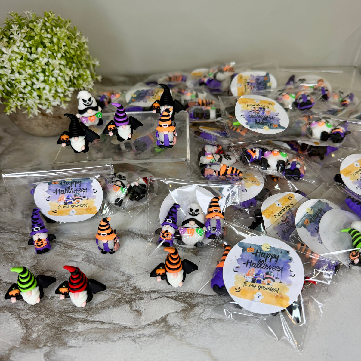 Gnome Figurines - Halloween Assortment (3 pack) - 20% off Sticker