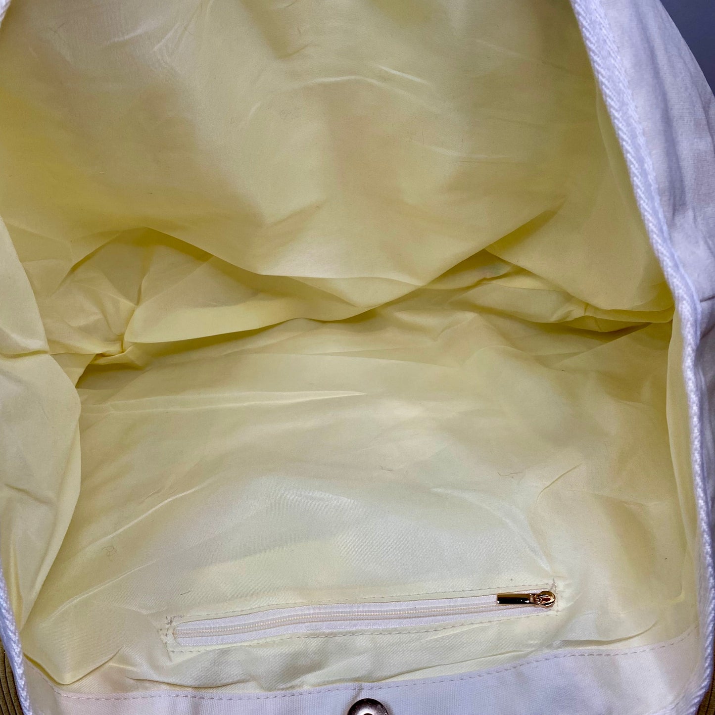 Canvas Tote Bag - Rainbow Trim