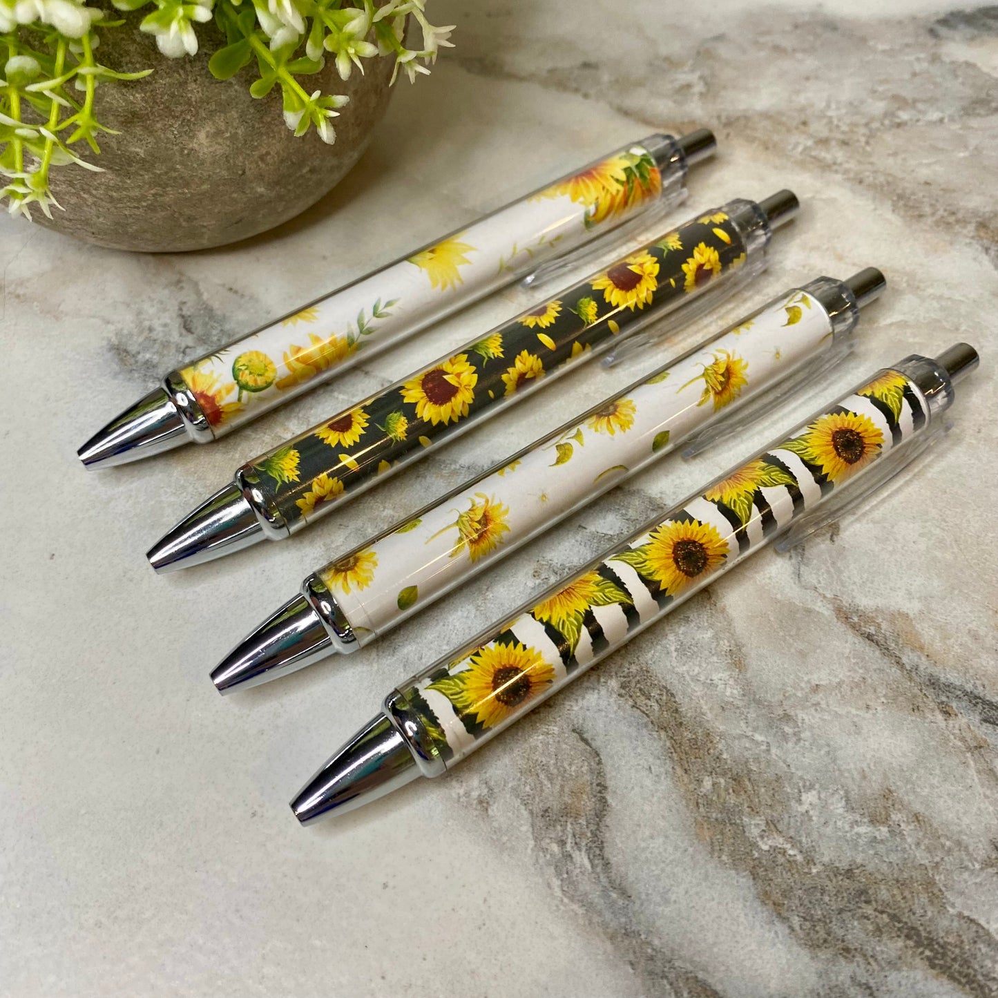 Pen - Clear Sunflower