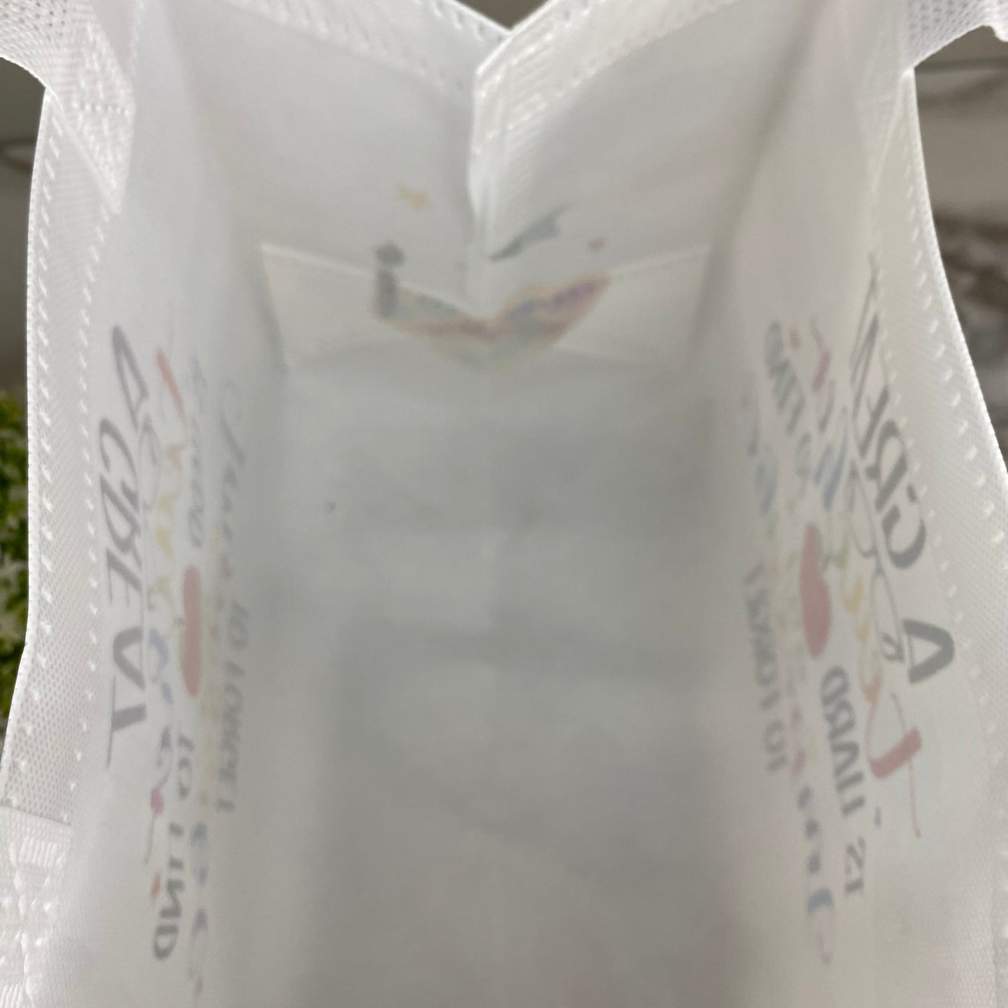 Reusable Tote Bag - Teacher - A Great Teacher on White