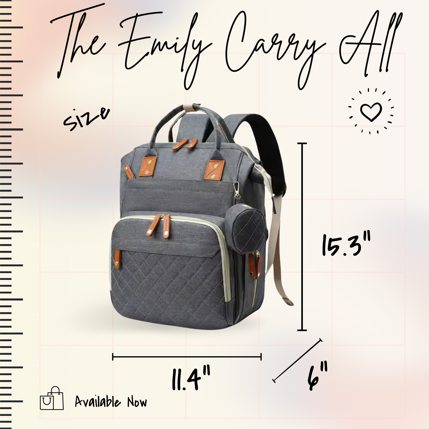 Emily Travel Bag - Quilted Solids - PREORDER