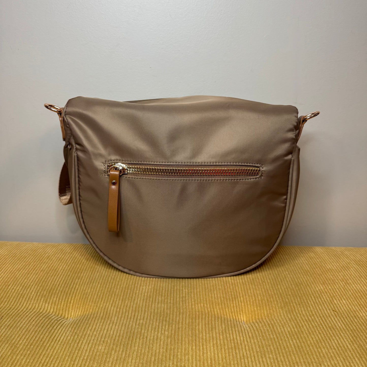 The Roni Nylon Crossbody - Solid Chocolate Brown