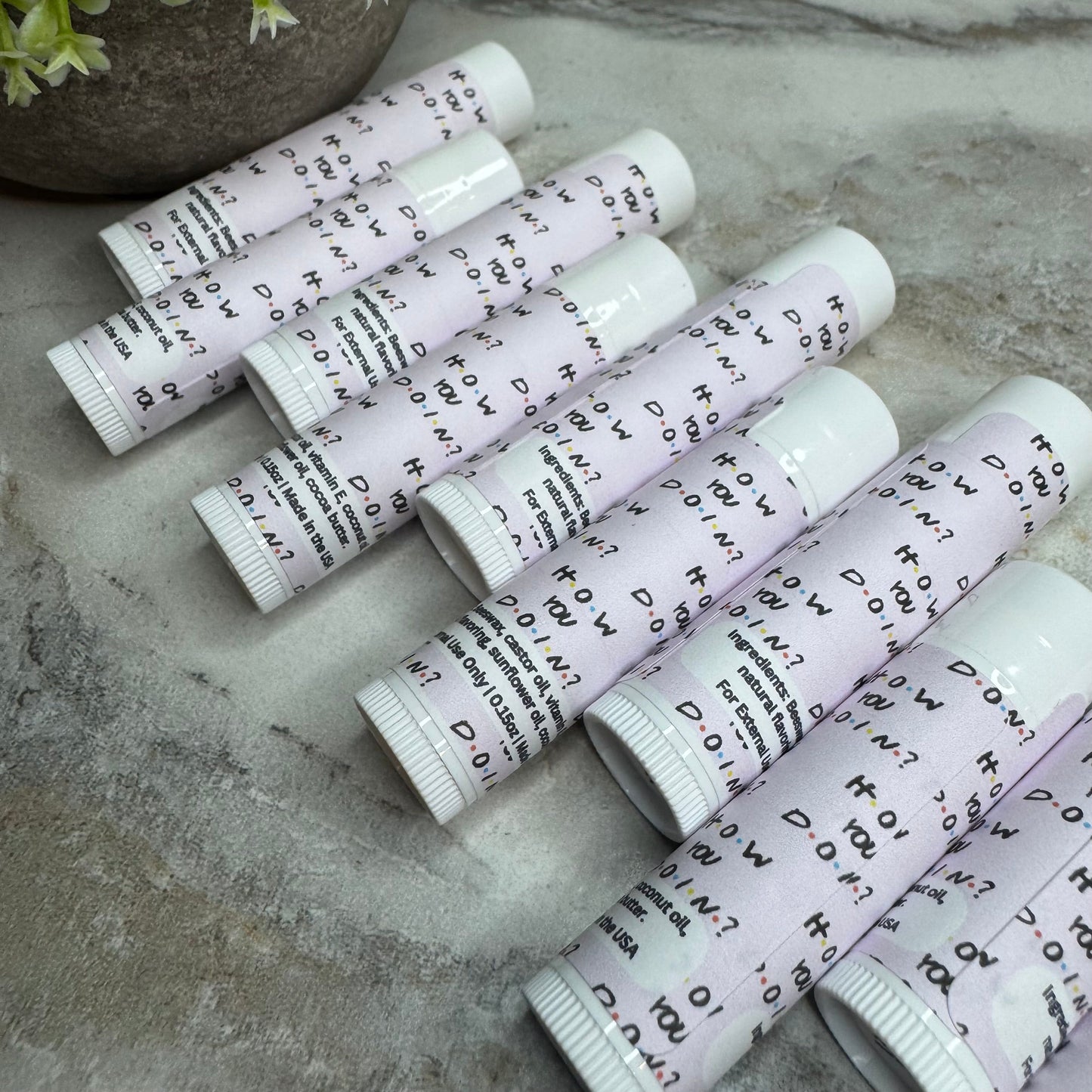 Lip Balm - Friends How You Doin?