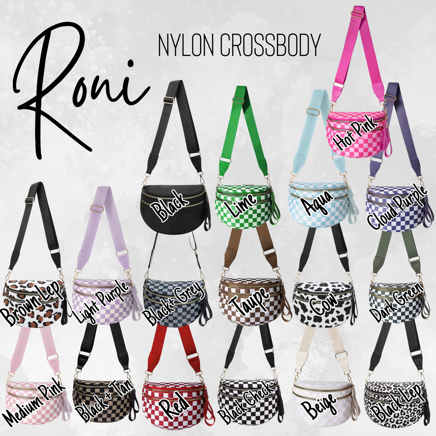 Roni - Nylon Crossbody - PREORDER