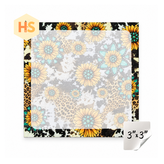 The Sticky Note Collection - Turquoise Sunflower
