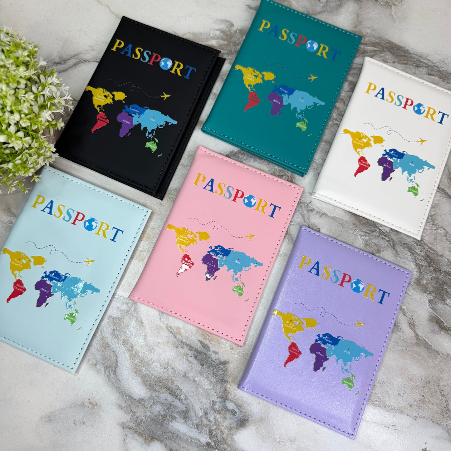 Passport Holder Wallet - Colorful