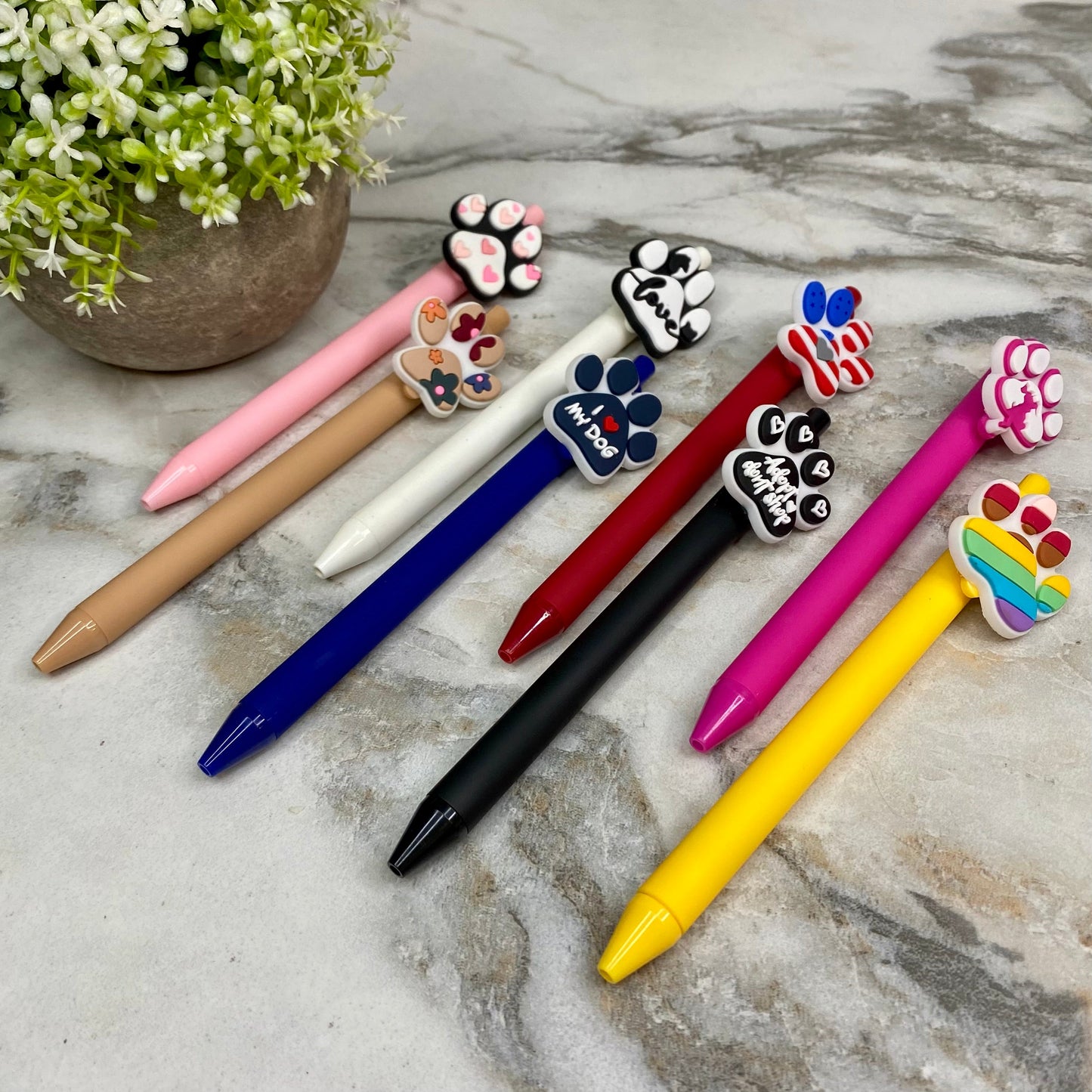 Pen - Dog Paw Design Mix