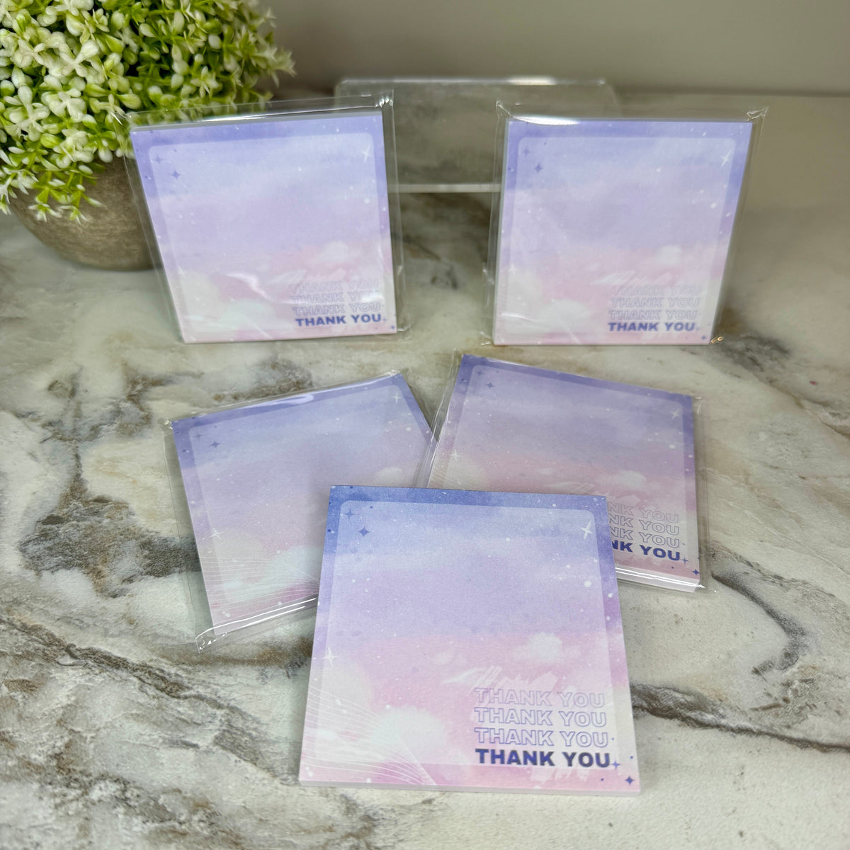 The Sticky Note Collection - Thank You Purple