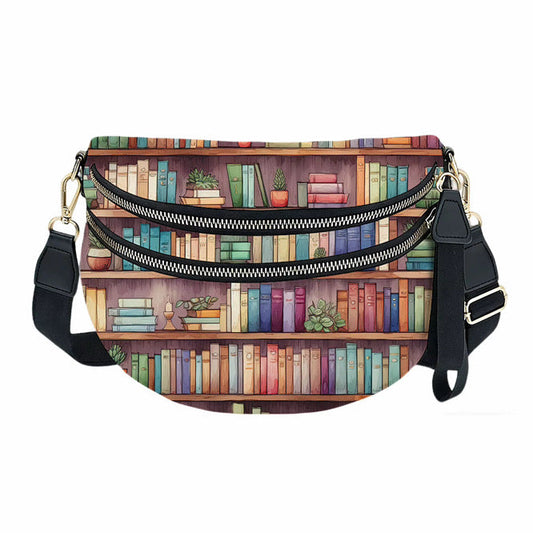 The Roni Nylon Crossbody - Book Shelf