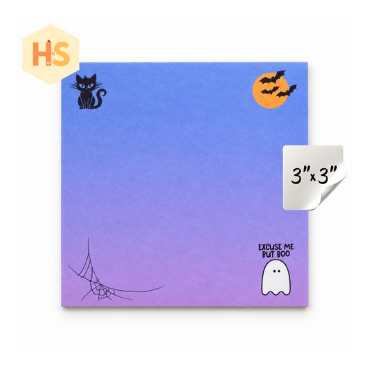 The Sticky Note Collection - Halloween Excuse Me But Boo