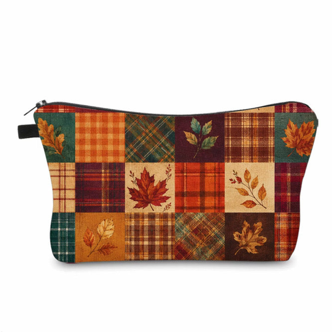 Pouch - Fall - Quilted Leaves