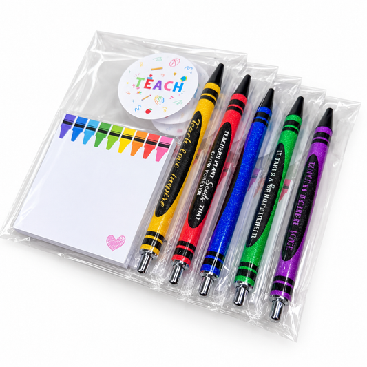 Bundled Set - Crayon Teach Teacher