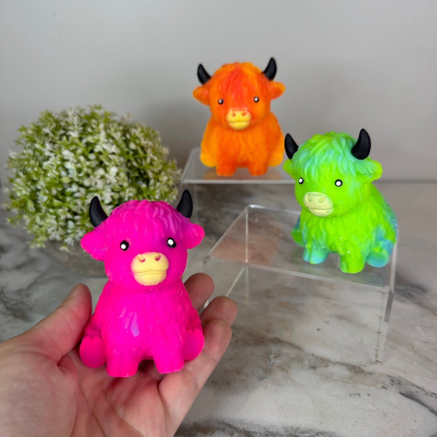 Squishy Toy - Highland Cow Ombre