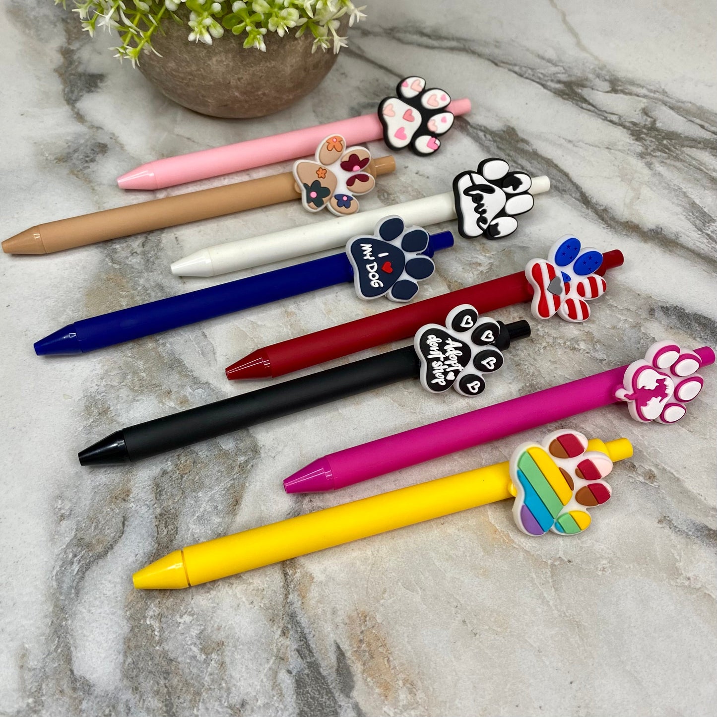 Pen - Dog Paw Design Mix