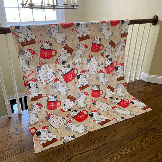 Blanket - Christmas - Cats