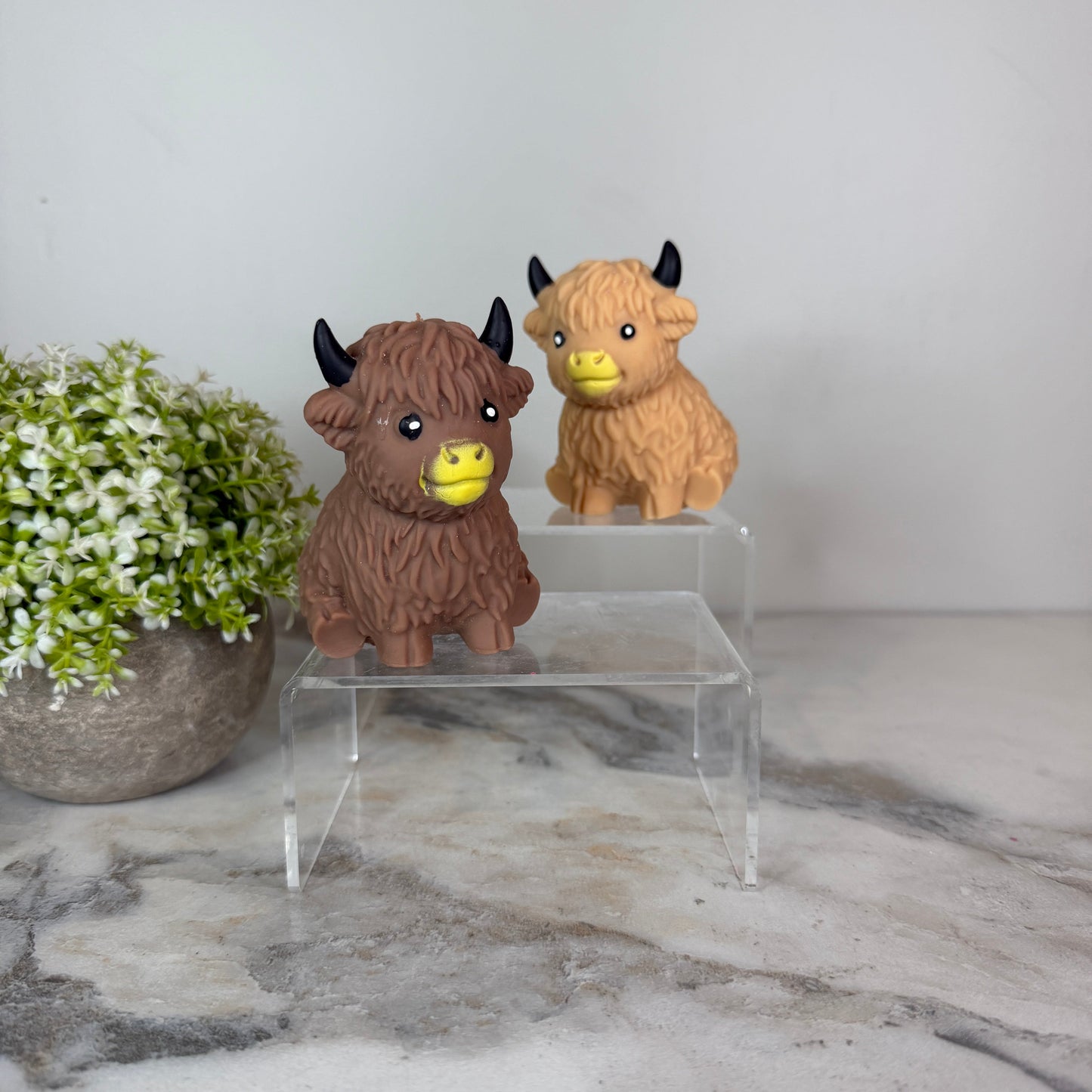 Squishy Toy - Highland Cow Brown & Tan