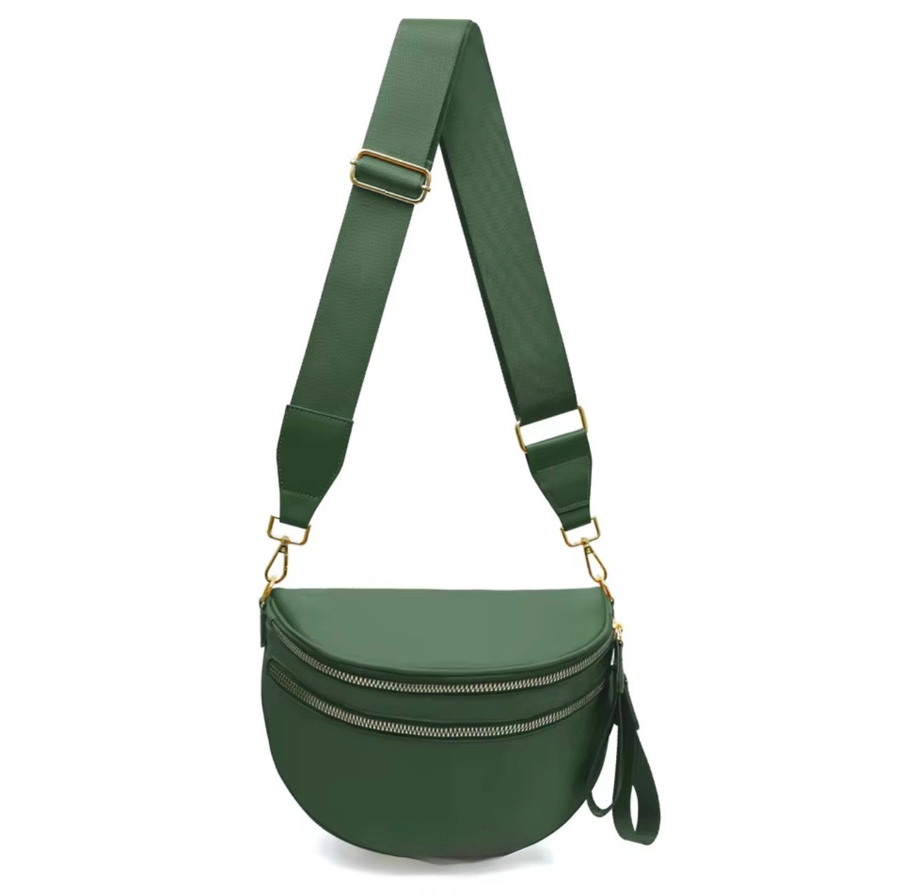 The Roni Nylon Crossbody - Solid Olive - PREORDER