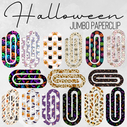 Jumbo Paperclip - Halloween - PREORDER 9/15-9/18