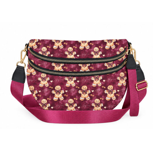 The Roni Nylon Crossbody - Christmas - Gingerbread Joy