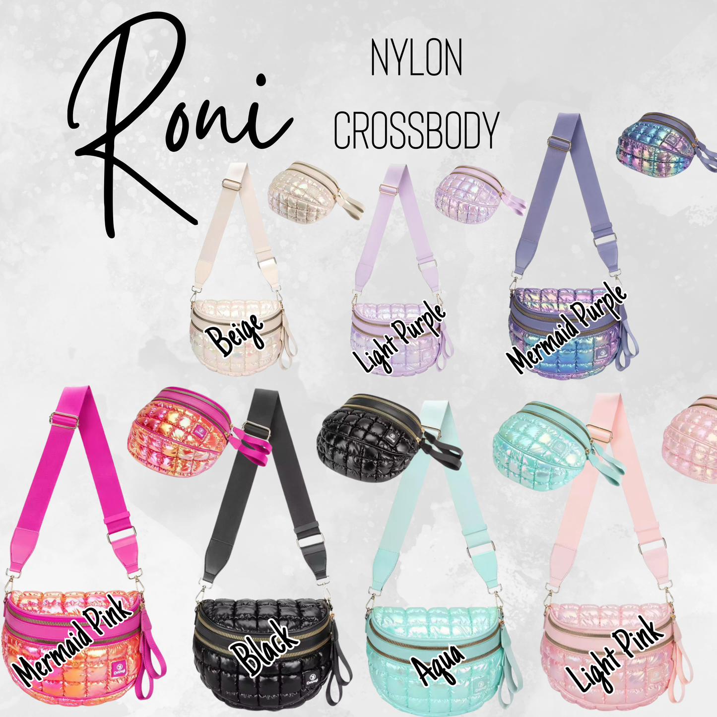 The Roni Nylon Crossbody - Puffer - PREORDER Ends 11/18