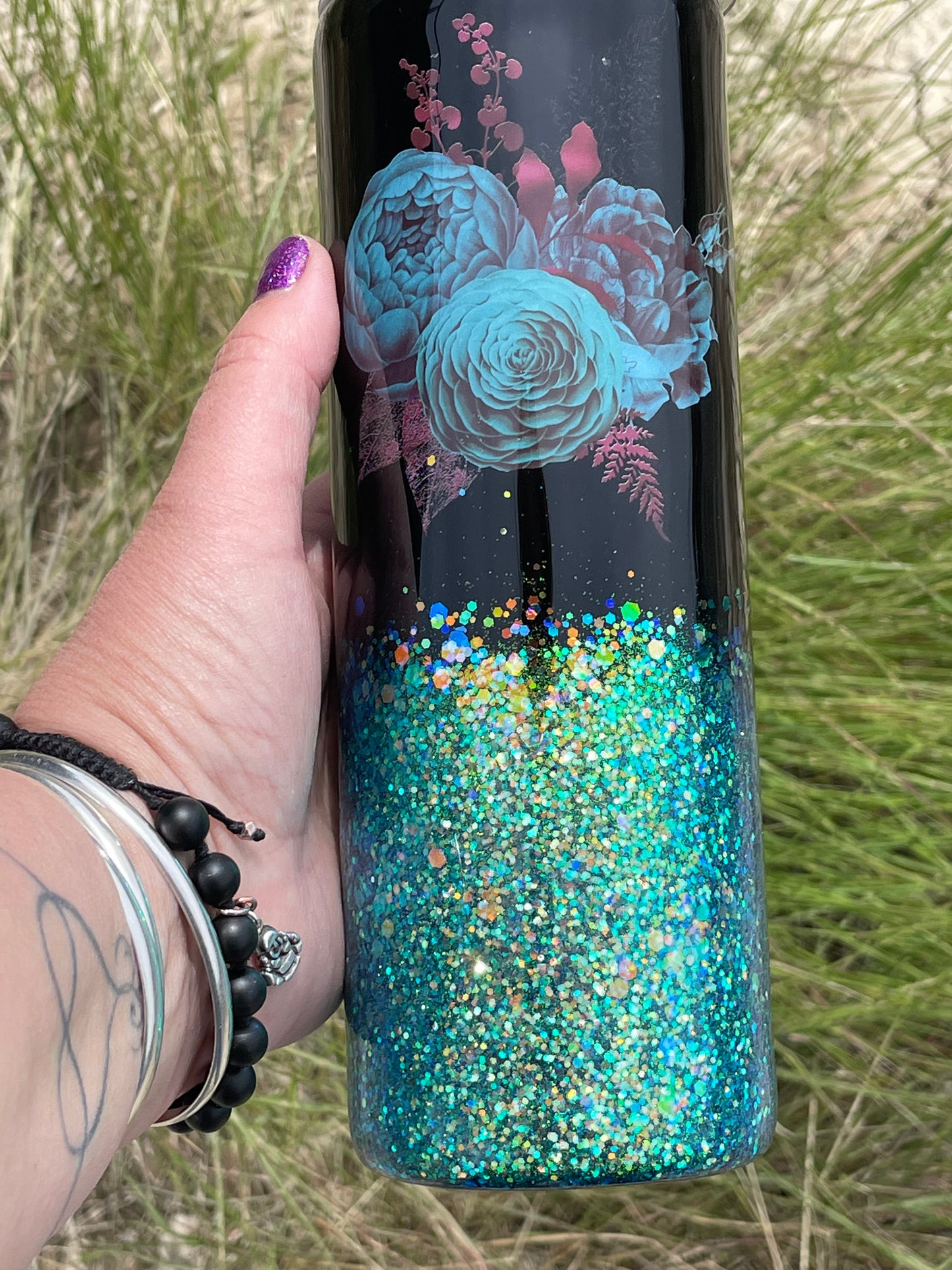 Blue floral