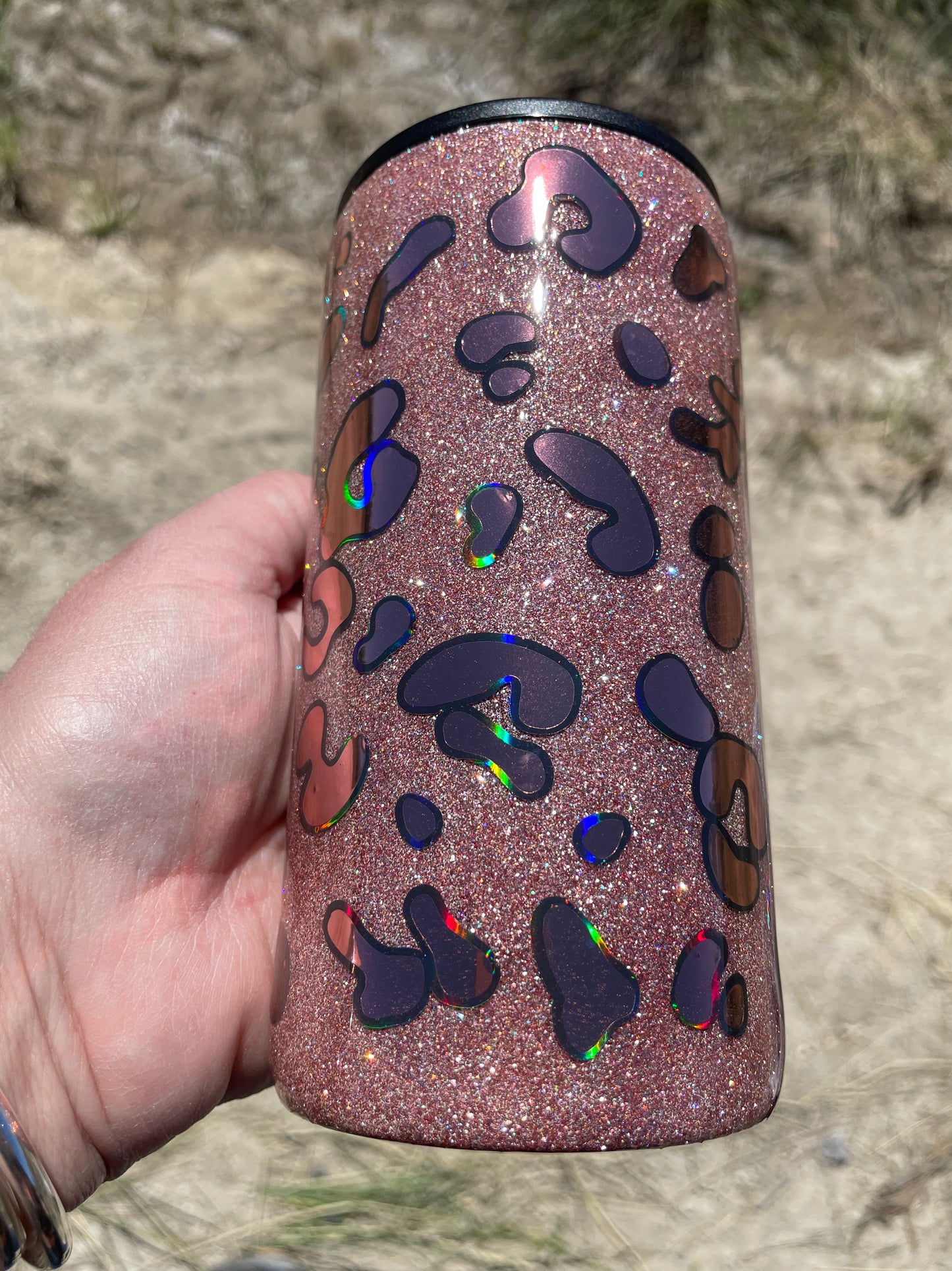 Cheetah Can Coozie
