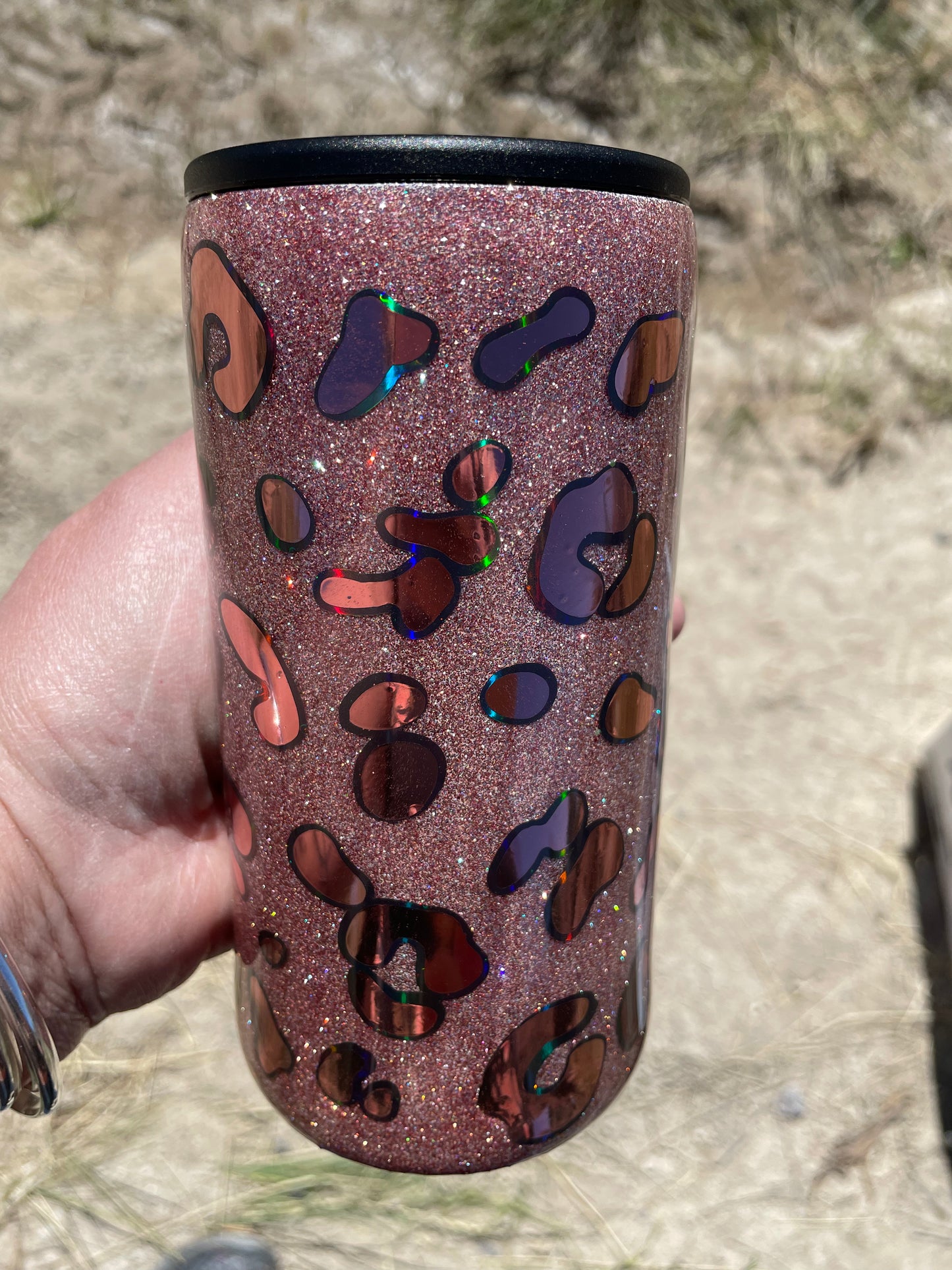 Cheetah Can Coozie